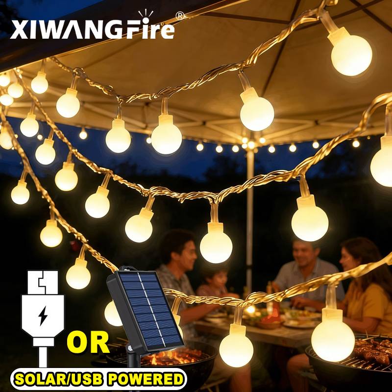 Outdoor Lighting Nearby - 3-10M Güneş Enerjili/USB/Pil ile Çalışan Işık