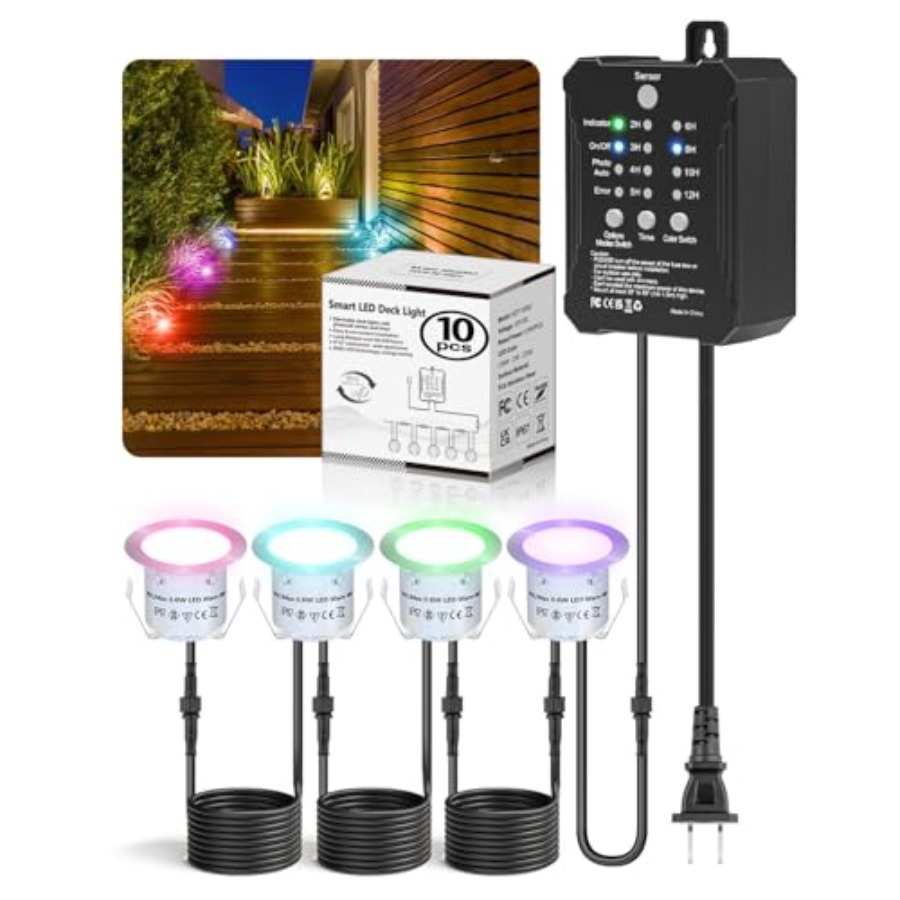 Outdoor Lighting Kits Low Voltage - Düşük Voltajlı Trafo Zamanlayıcılı ve Fotoselli