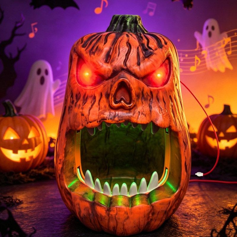 Outdoor Lighting Halloween - Cadılar Bayramı LED Işıklı Balkabağı Şekerlik