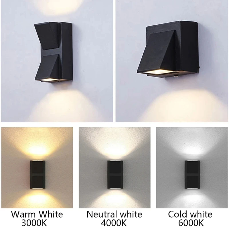 Outdoor Lighting Up And Down - LED Duvar Lambası IP65 Açık Su
