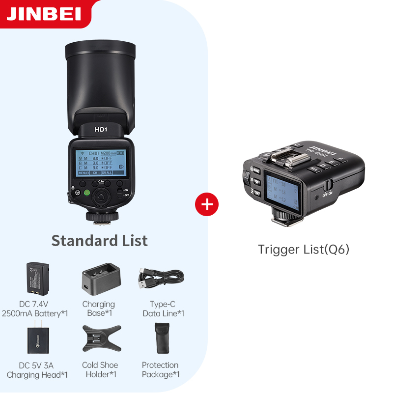 Outdoor Lighting Kit Photography - JINBEI HD-1 Kamera Flaş Işığı Fotoğrafçılık