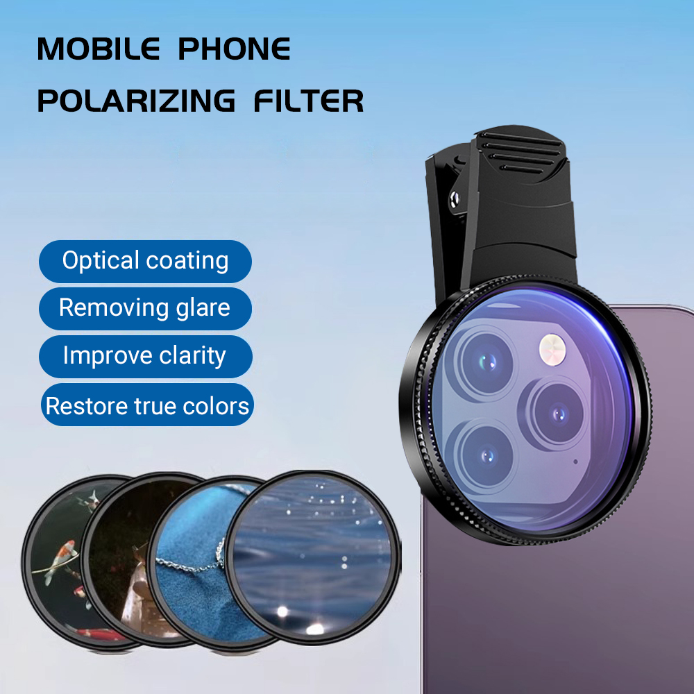 Outdoor Lighting Kit Photography - 52mm Klipsli Akıllı Telefon Kamera Filtre