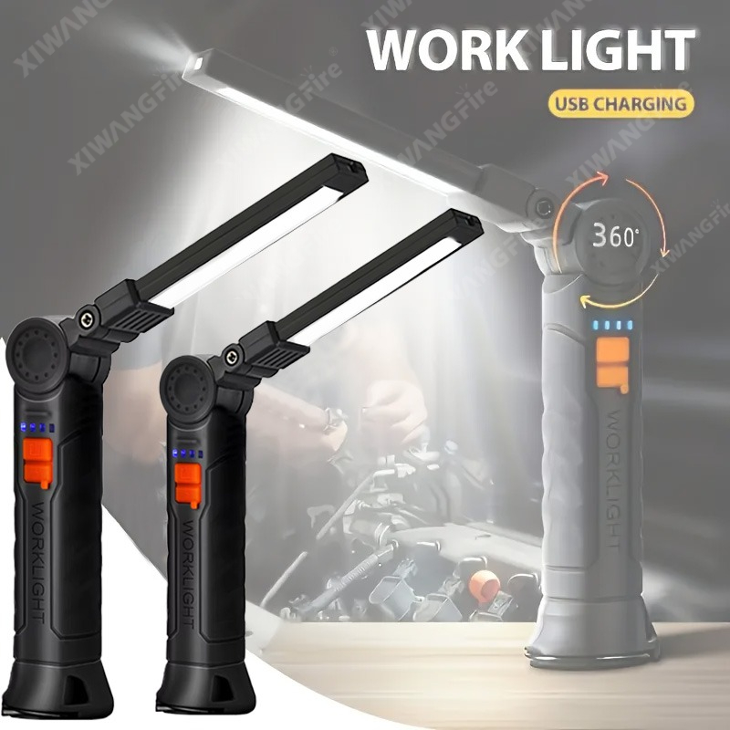 Outdoor Lighting Bulbs - Şarj Edilebilir LED El Feneri Çalışma