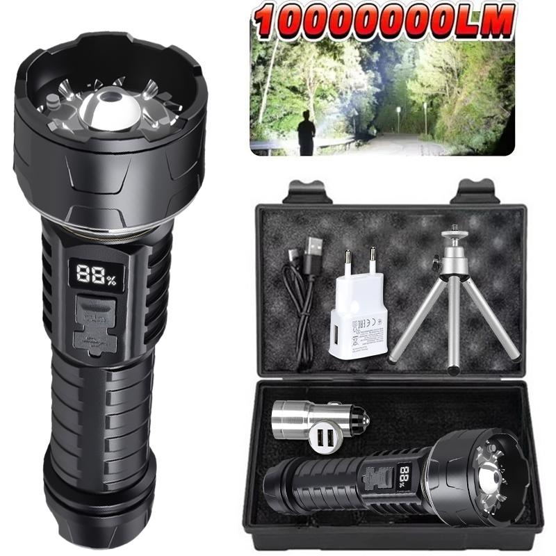 Outdoor Lighting Bulbs - COB LED El Feneri Şarj Edilebilir