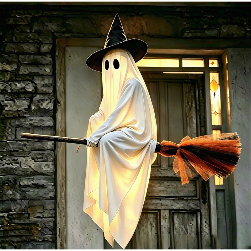 Outdoor Lighting Halloween - Cadılar Bayramı Uçan Süpürgeler ve Hayalet