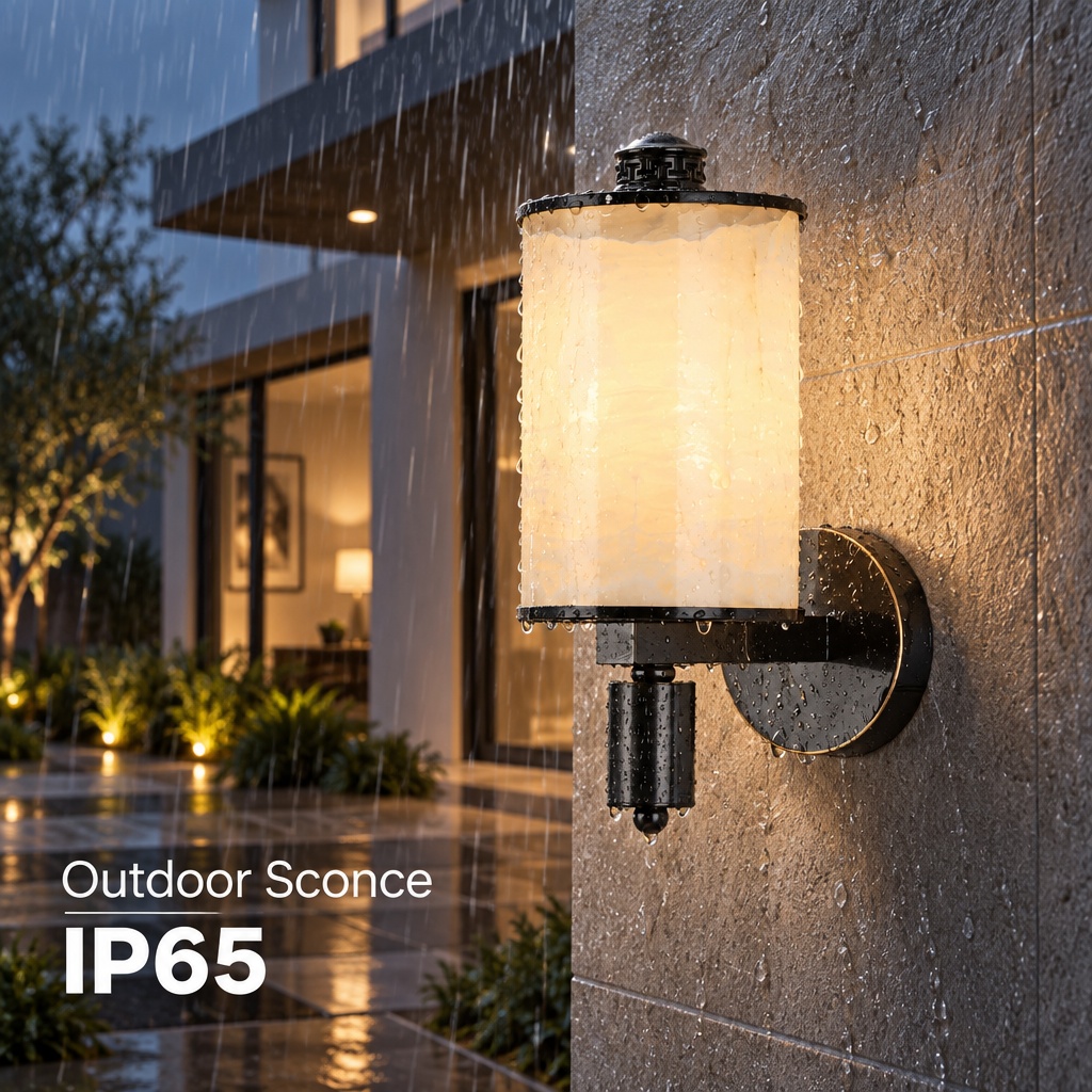 Outdoor Lighting Brass - IP65 Su Geçirmez, Sağlam Pirinçten Yapılmış,