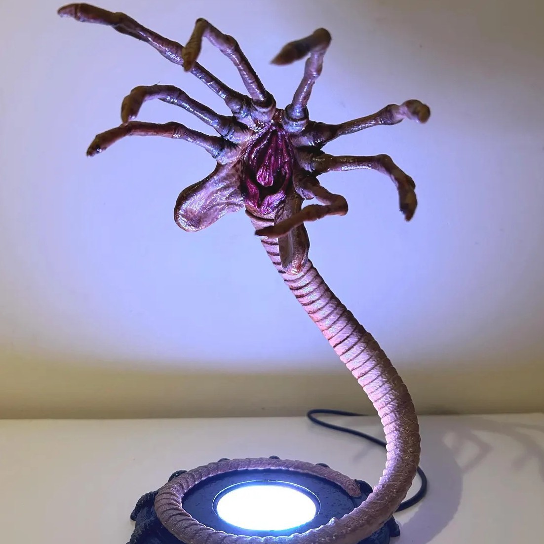 Outdoor Lighting Halloween - Uzaylı Facehugger Lambası Gece Lambası, LED