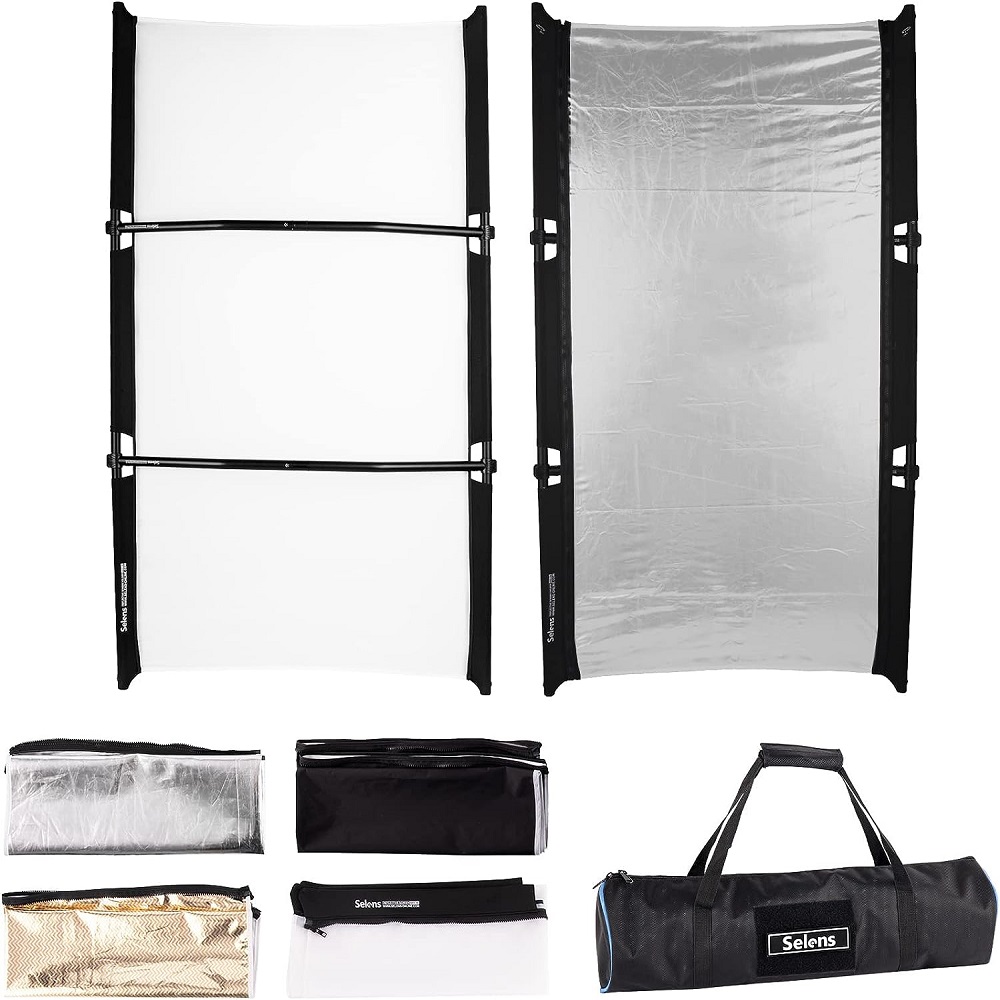 Outdoor Lighting Kit Photography - Selens 7'si 1 Arada Reflektör Katlanabilir
