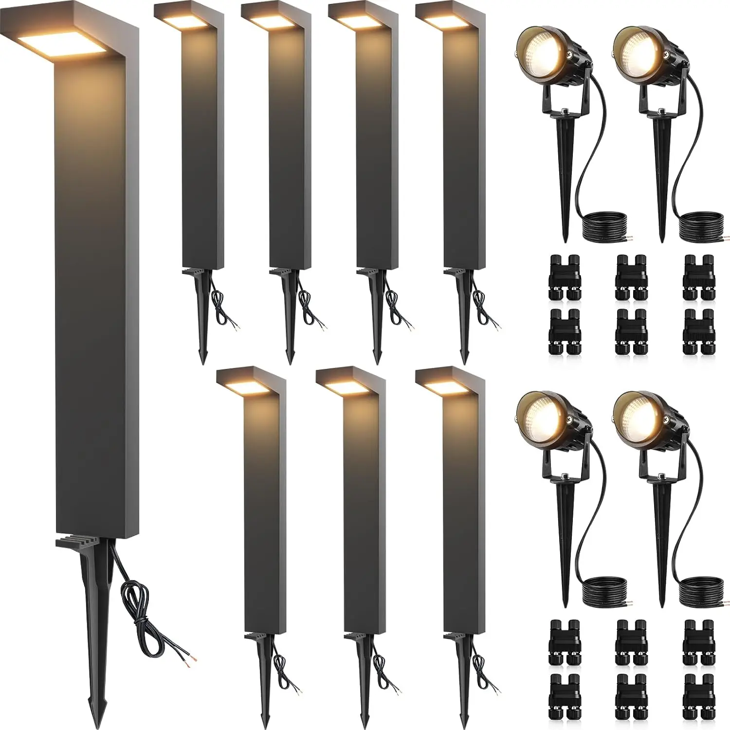 Outdoor Lighting Kits Low Voltage - LED Düşük Voltajlı Peyzaj Aydınlatma Kiti