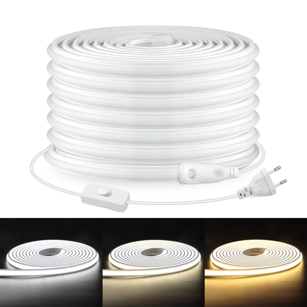 Outdoor Lighting Youtube - 220V Gerçek Silikon Tüp Işık COB
