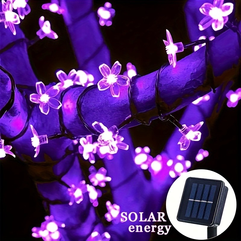 Solar Fairy String - Güneş Enerjili Kiraz Çiçeği Şerit Işıklar