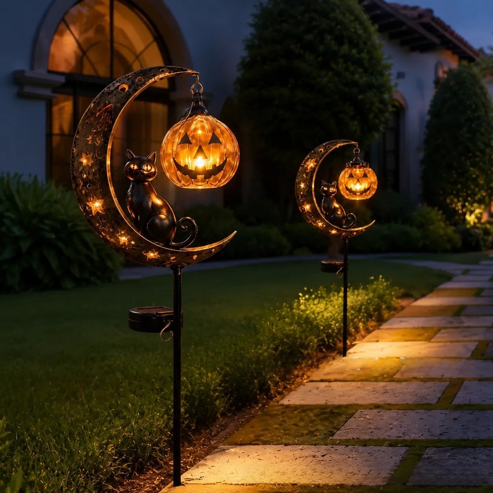 Outdoor Lighting Halloween - 1 Adet Güneş Enerjili Bahçe Lambası