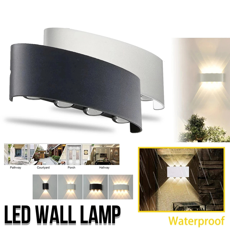 Outdoor Lighting Up And Down - Modern Led duvar lambası açık merdiven