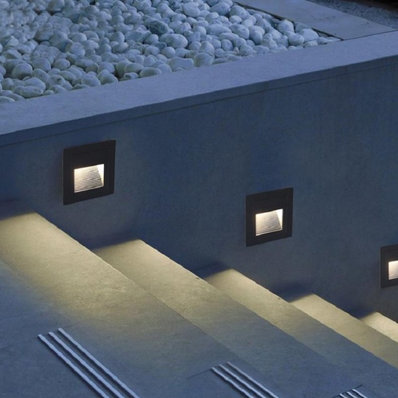 Outdoor Lighting Up And Down - LED Güverte Basamak Işığı 15Leds IP65