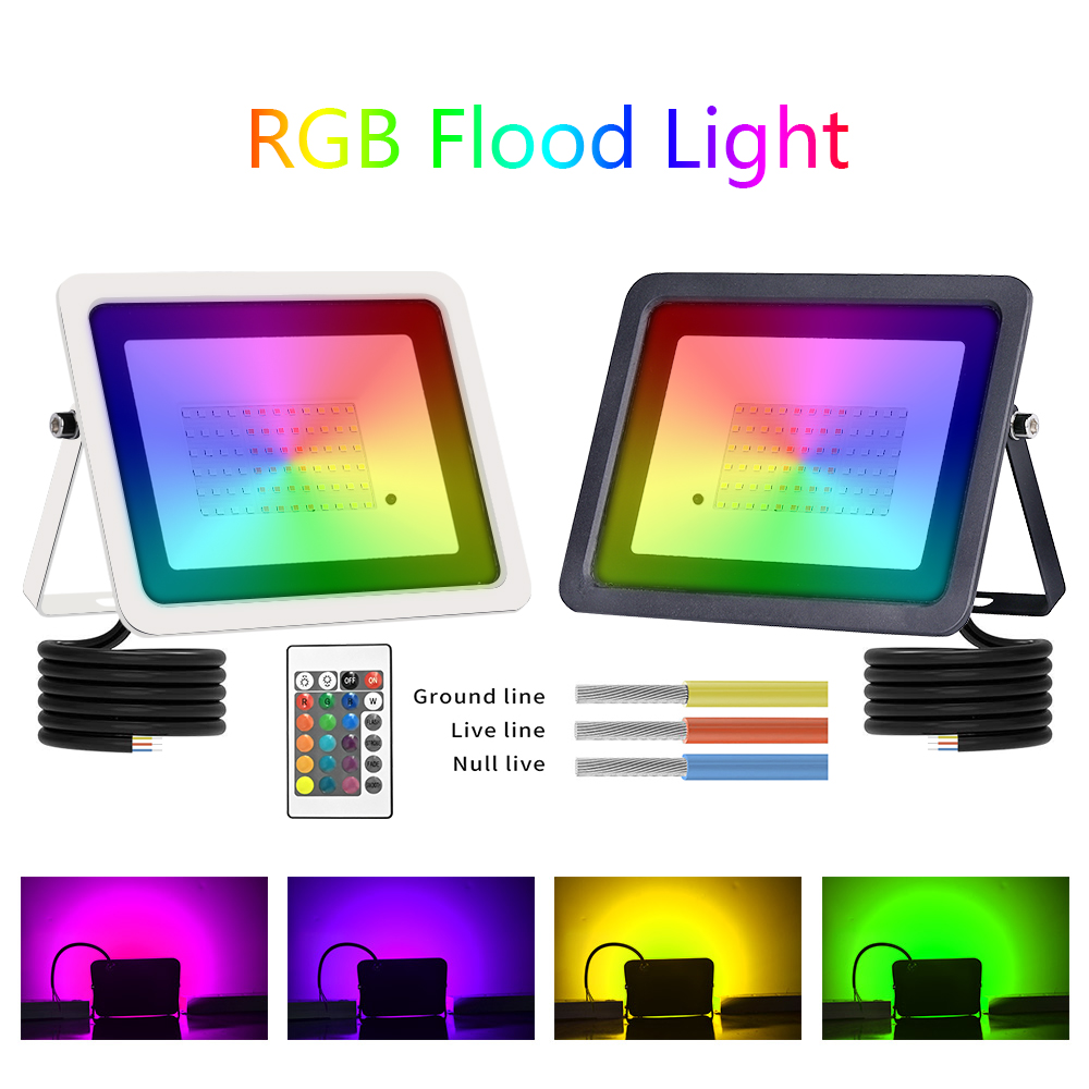 Outdoor Lighting Zigbee - Led RGB Projektör 20W 30W 50W