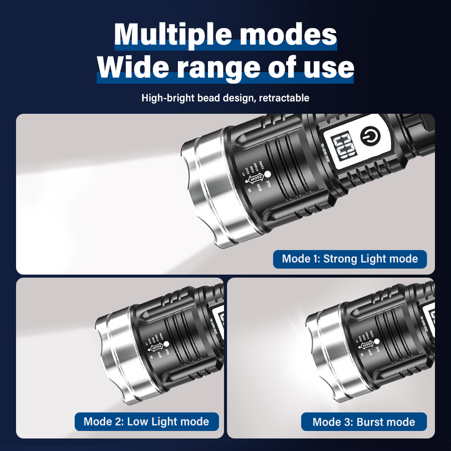 Yüksek Güçlü 200000LM LED El F - Outdoor Lighting Battery Operated incelemesi ve fiyatı