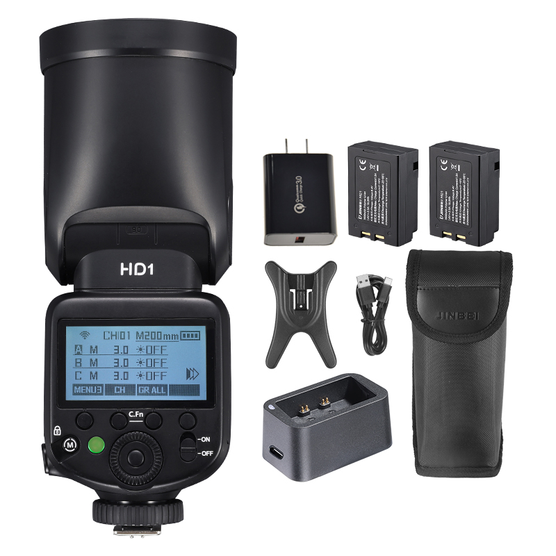 JINBEI HD-1 Yuvarlak Başlıklı  - Outdoor Lighting Kit Photography incelemesi ve fiyatı