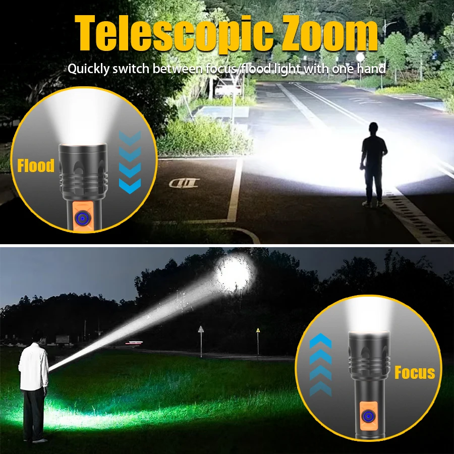 Yüksek Güçlü LED El Feneri USB - Outdoor Lighting Bulbs incelemesi ve fiyatı