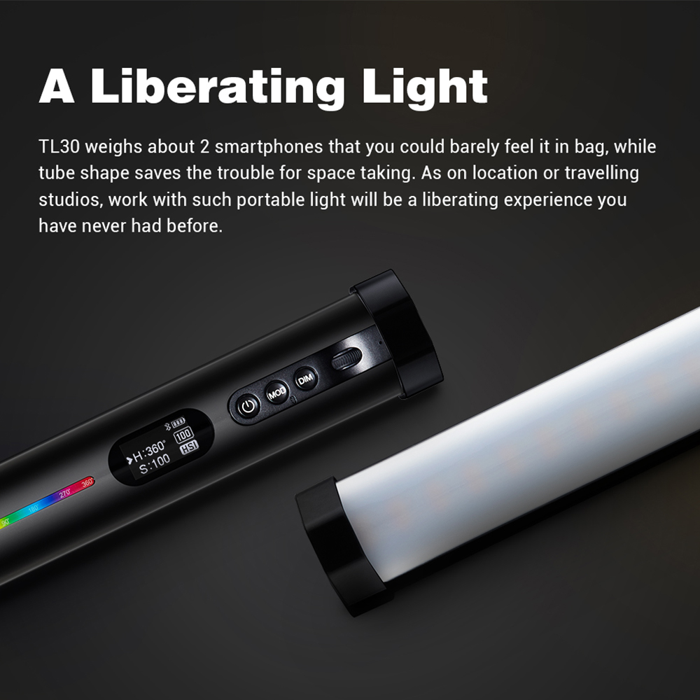 Godox TL30 RGB Renkli El Tipi  - Outdoor Lighting Youtube incelemesi ve fiyatı
