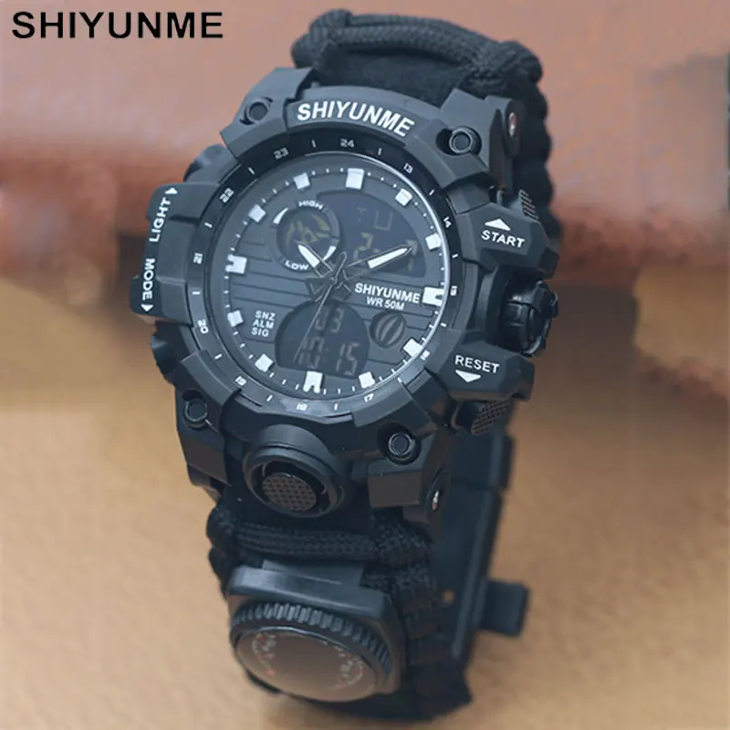 SHIYUNME erkek G Tarzı Askeri  - Outdoor Lighting Timer incelemesi ve fiyatı
