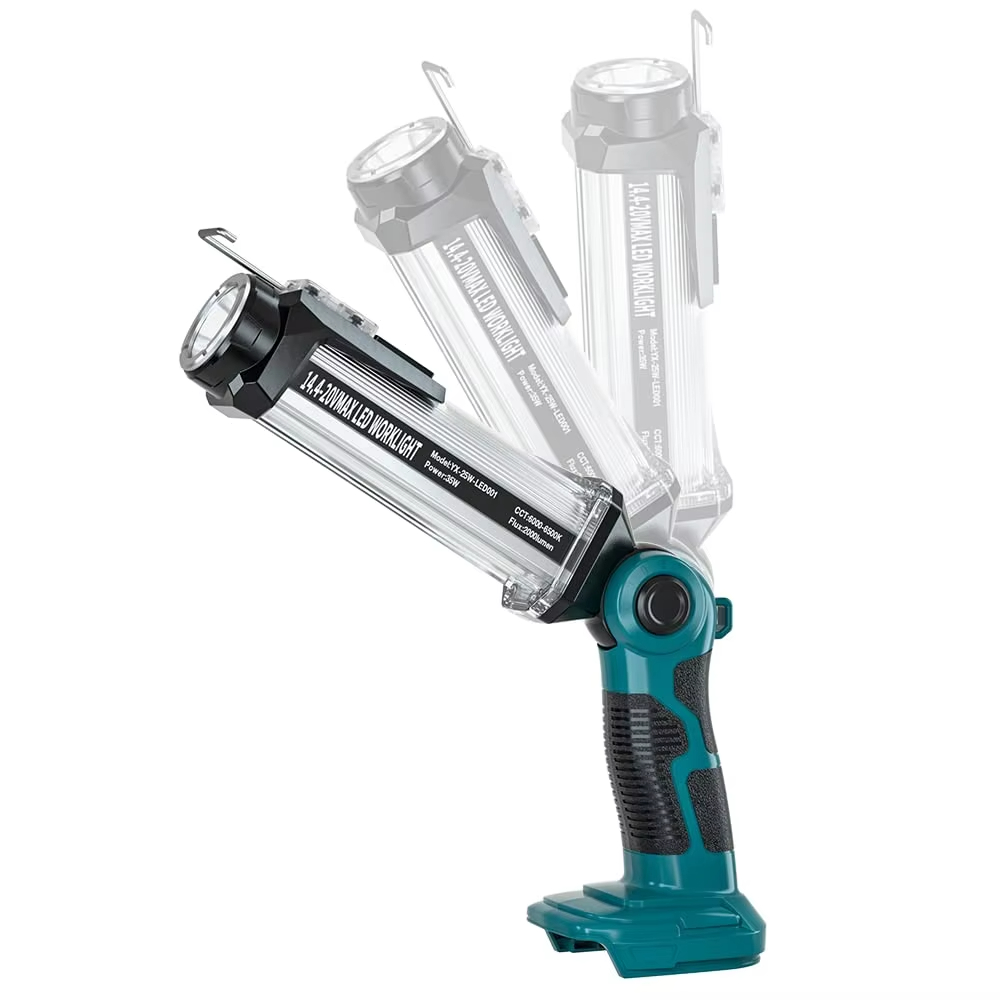Makita için 2000LM LED Çalışma - Outdoor Lighting Up And Down incelemesi ve fiyatı