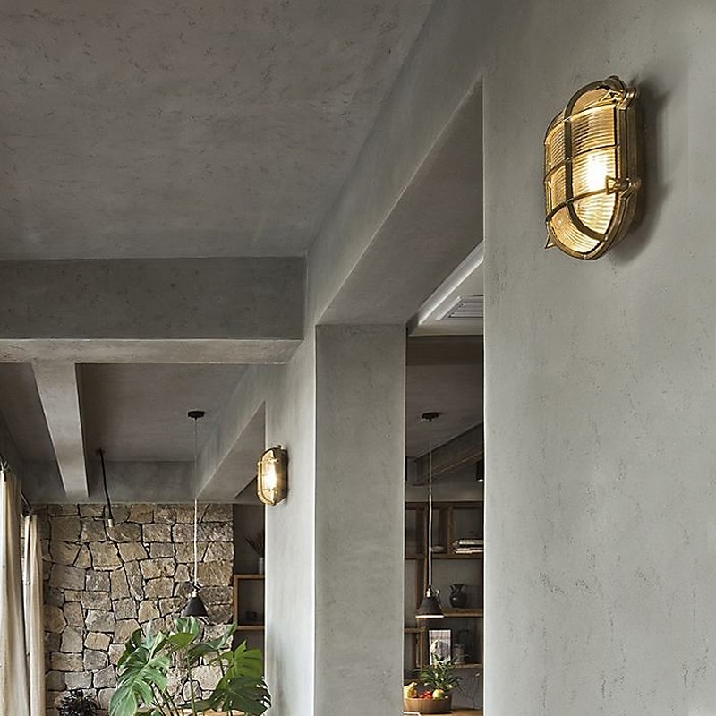 Minimalist Pirinç Cam Duvar La - Outdoor Lighting Brass incelemesi ve fiyatı