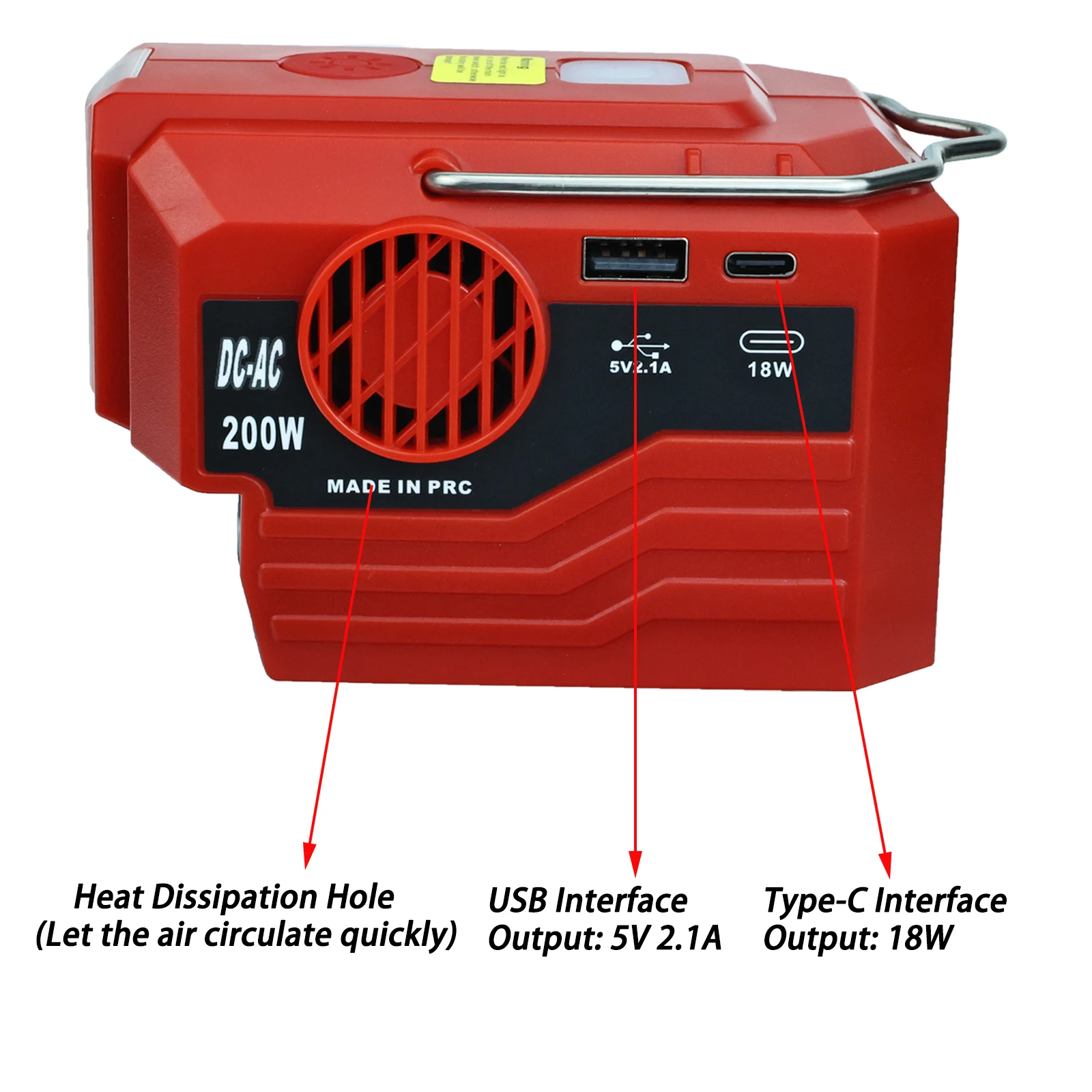 200W taşınabilir güç inverteri - Outdoor Lighting Battery Operated incelemesi ve fiyatı