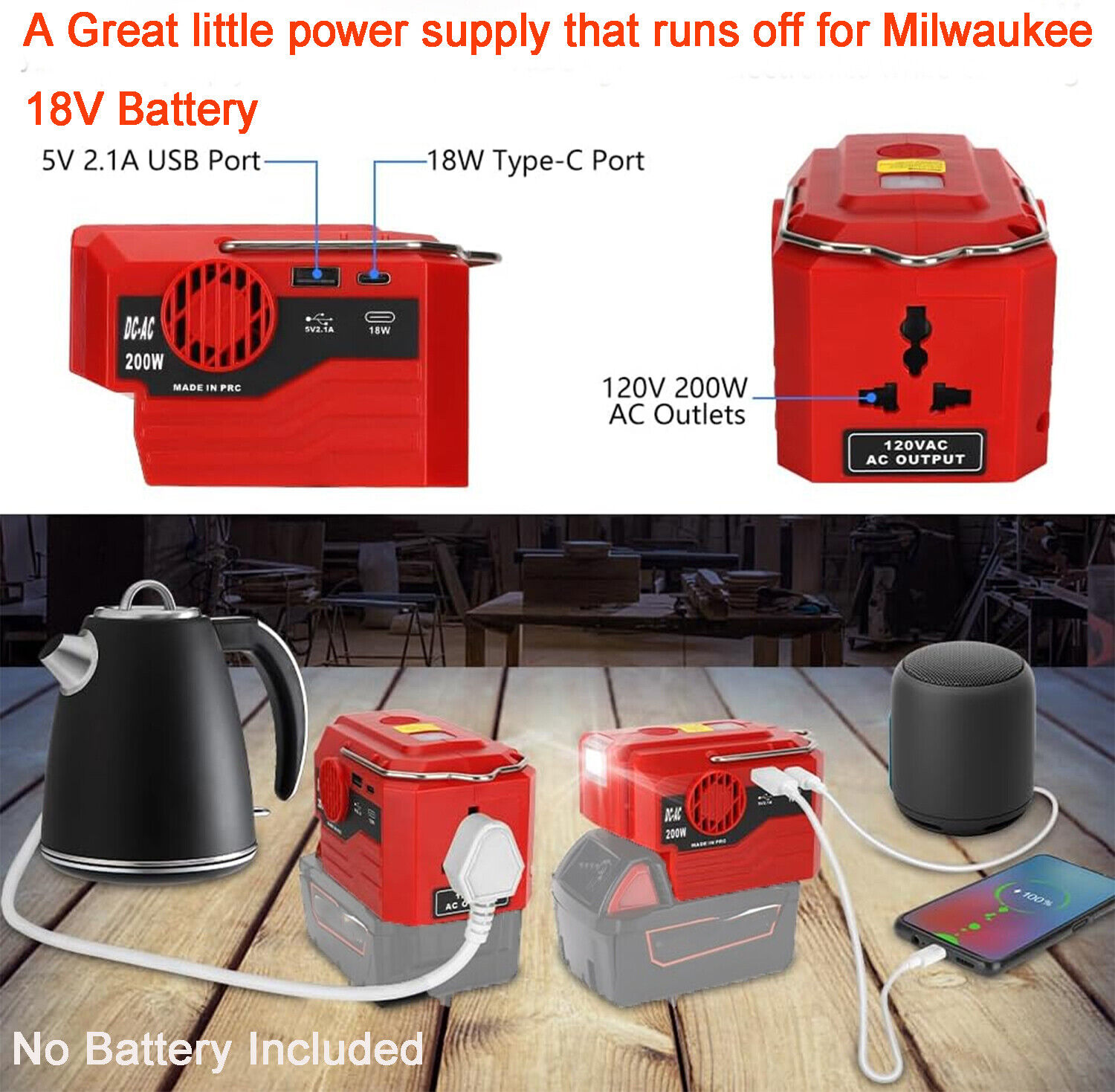 200W taşınabilir güç inverteri - Outdoor Lighting Battery Operated incelemesi ve fiyatı