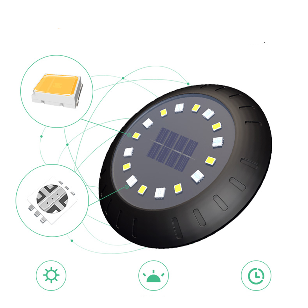 Zemin altında 8LEDs güneş ener - Outdoor Lighting Under Deck incelemesi ve fiyatı