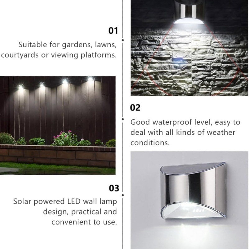 2 adet güneş enerjili bahçe la - Outdoor Lighting Up And Down incelemesi ve fiyatı