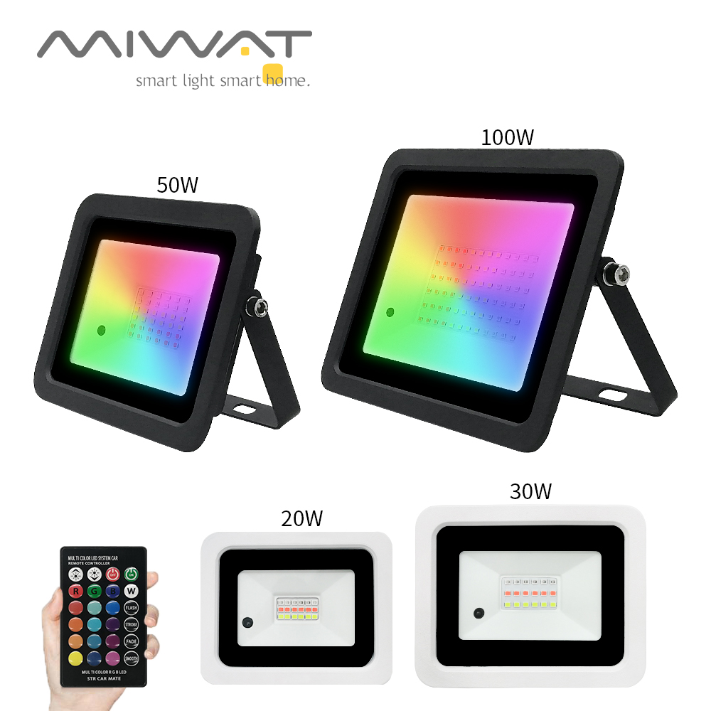 RGB projektör 100W 50W 30W 20W - Outdoor Lighting Zigbee incelemesi ve fiyatı