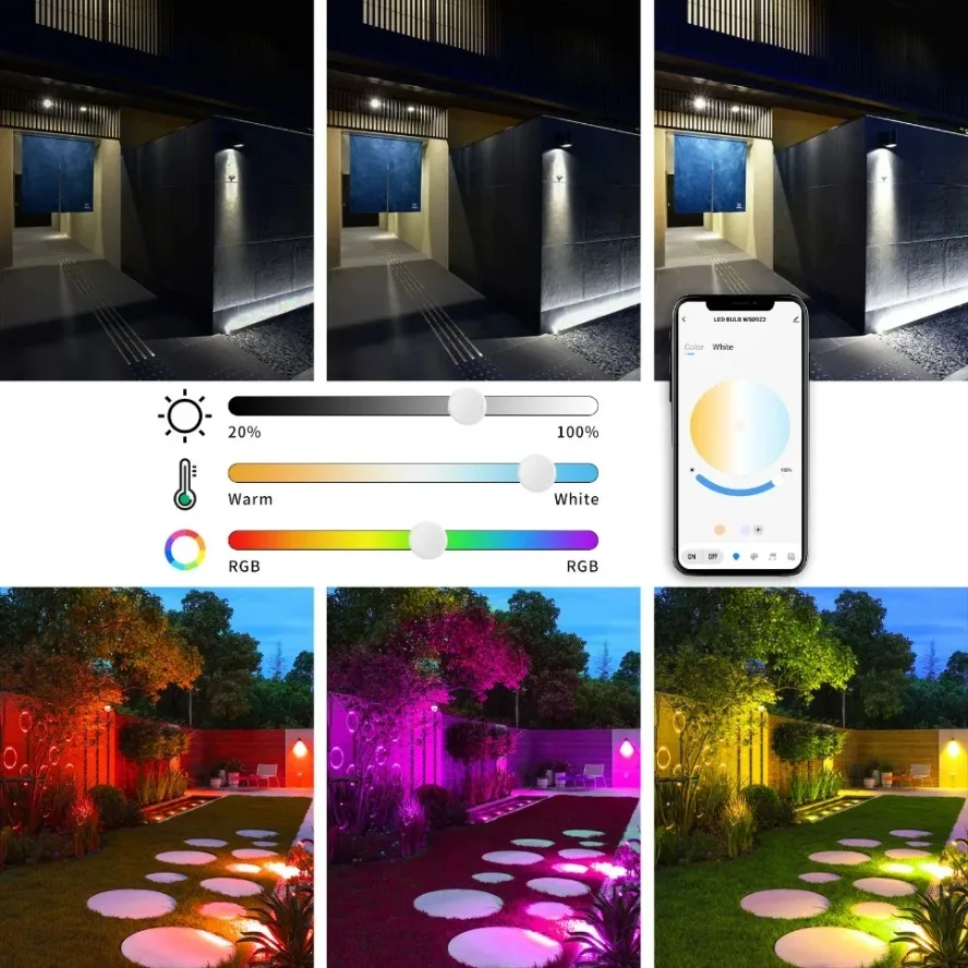 RGB TUYA projektör akıllı APP  - Outdoor Lighting Zigbee incelemesi ve fiyatı