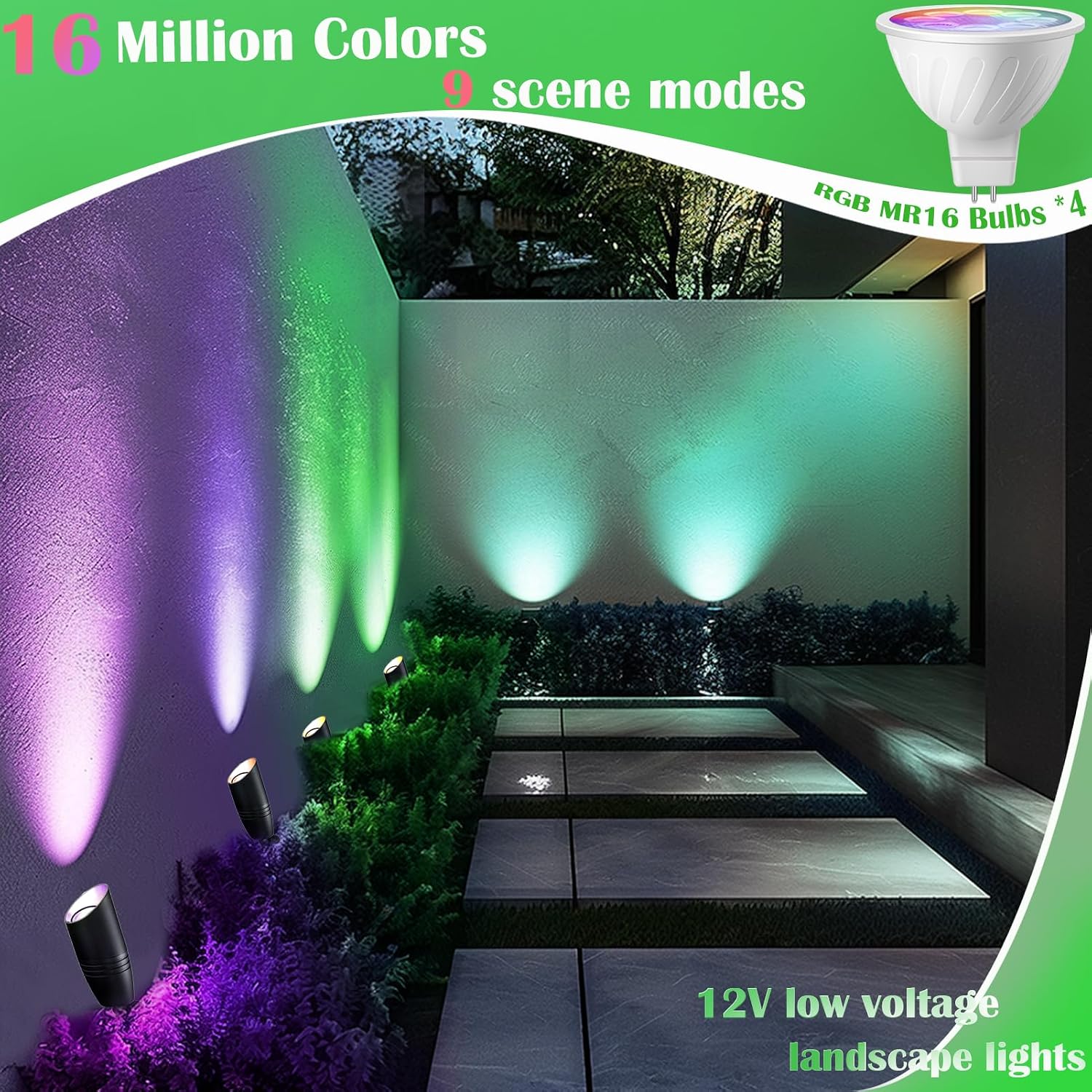 RGB Düşük Voltajlı Peyzaj Aydı - Outdoor Lighting Kits Low Voltage incelemesi ve fiyatı