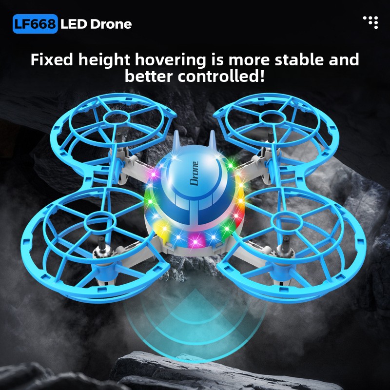LED Işıklı Mini RC Drone, 4 Ek - Outdoor Lighting Battery Operated incelemesi ve fiyatı
