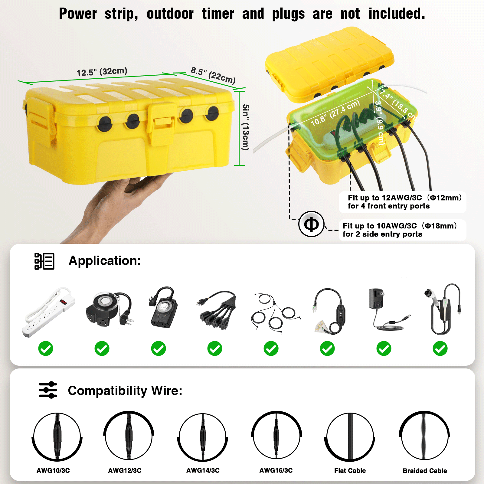 Ekstra Büyük Dış Mekan Su Geçi - Outdoor Lighting Timer incelemesi ve fiyatı