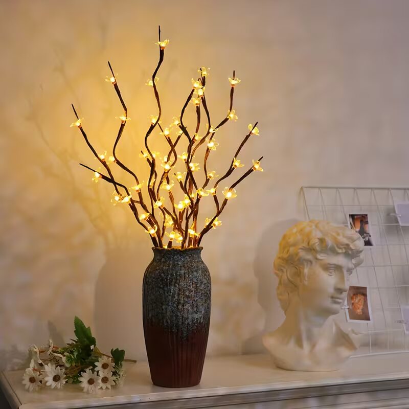 1/2 adet 20LED kiraz çiçeği ağ - Outdoor Lighting Bulbs incelemesi ve fiyatı