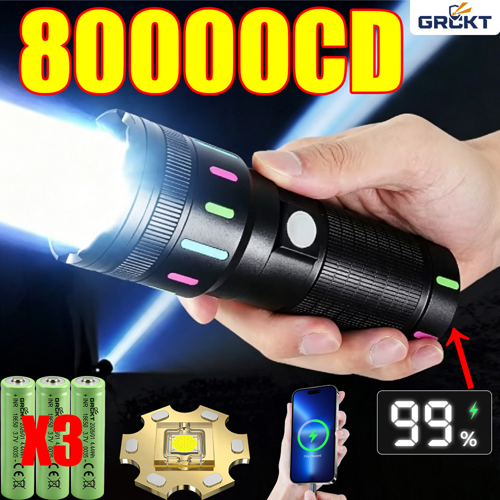 80000CD En Güçlü LED El Feneri - Outdoor Lighting Nearby incelemesi ve fiyatı