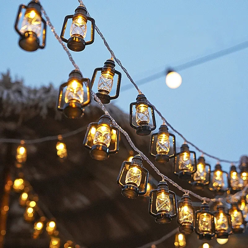 Vintage gazyağı lambası LED di - Solar Fairy String incelemesi ve fiyatı