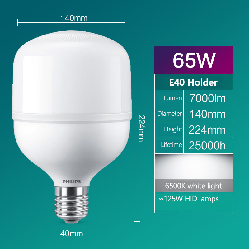 Philips LED T160 Ampul E40 65W - Outdoor Lighting Warehouse incelemesi ve fiyatı