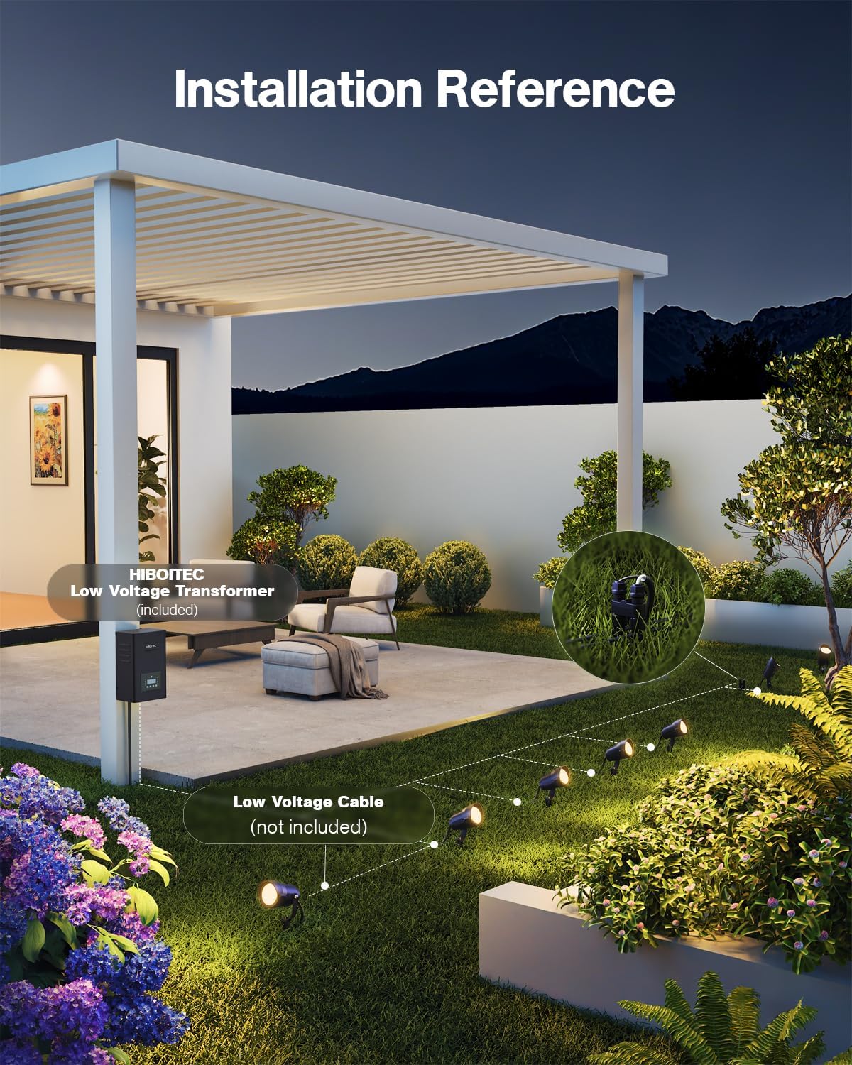12W Peyzaj Aydınlatma Kiti 200 - Outdoor Lighting Kits Low Voltage incelemesi ve fiyatı