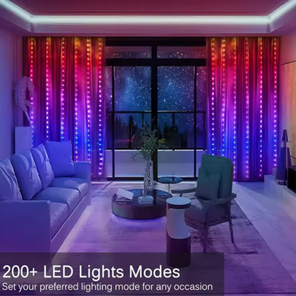 3 M RGB Akıllı LED Perde Işıkl - Outdoor Lighting Bulbs incelemesi ve fiyatı